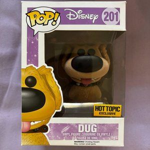 Funko Pop! Disney Dug 201 - From Up Hot Topic Exclusive Flocked